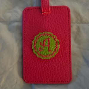 Initial "A" Luggage Tag